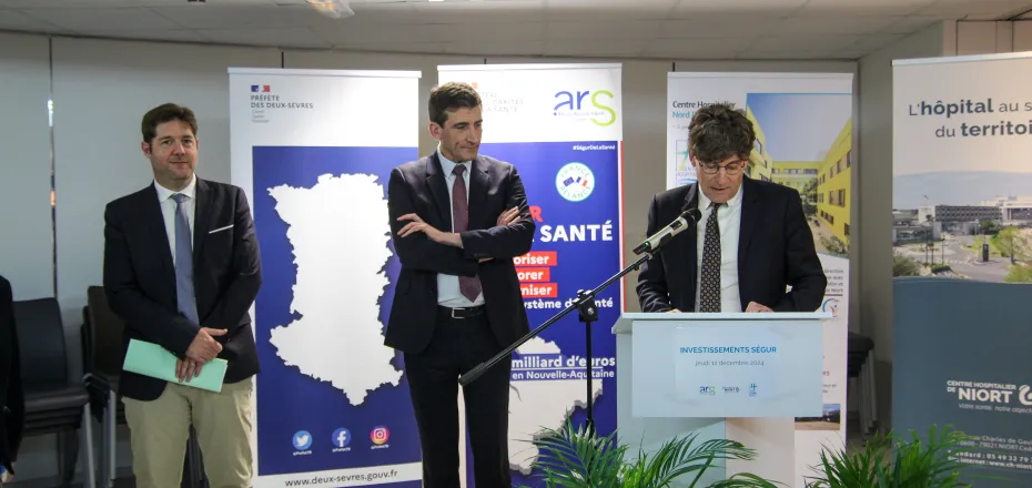 Investissements Ségur au CH de Niort et au CHNDS