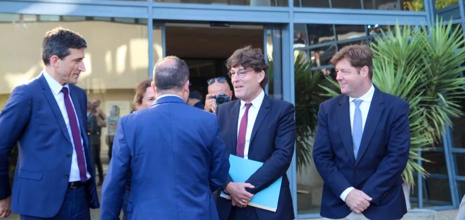Visite du Ministre de la santé au CH