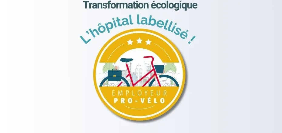 Le CH distingué « Or » par le label Employeur Pro-Vélo
