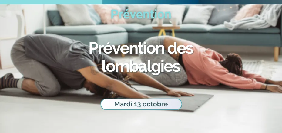 Journée de prévention sur les lombalgies