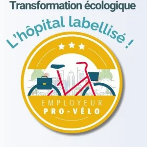 Le CH distingué « Or » par le label Employeur Pro-Vélo