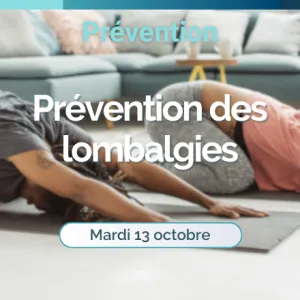 Journée de prévention sur les lombalgies