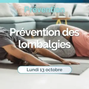 Journée de prévention sur les lombalgies