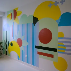 Une fresque aux Cytises