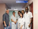 Les personnels de l'équipe, infirmiers, médecin, psychologue, cadre de santé